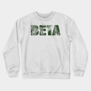 Beta Leaf Letters Crewneck Sweatshirt
